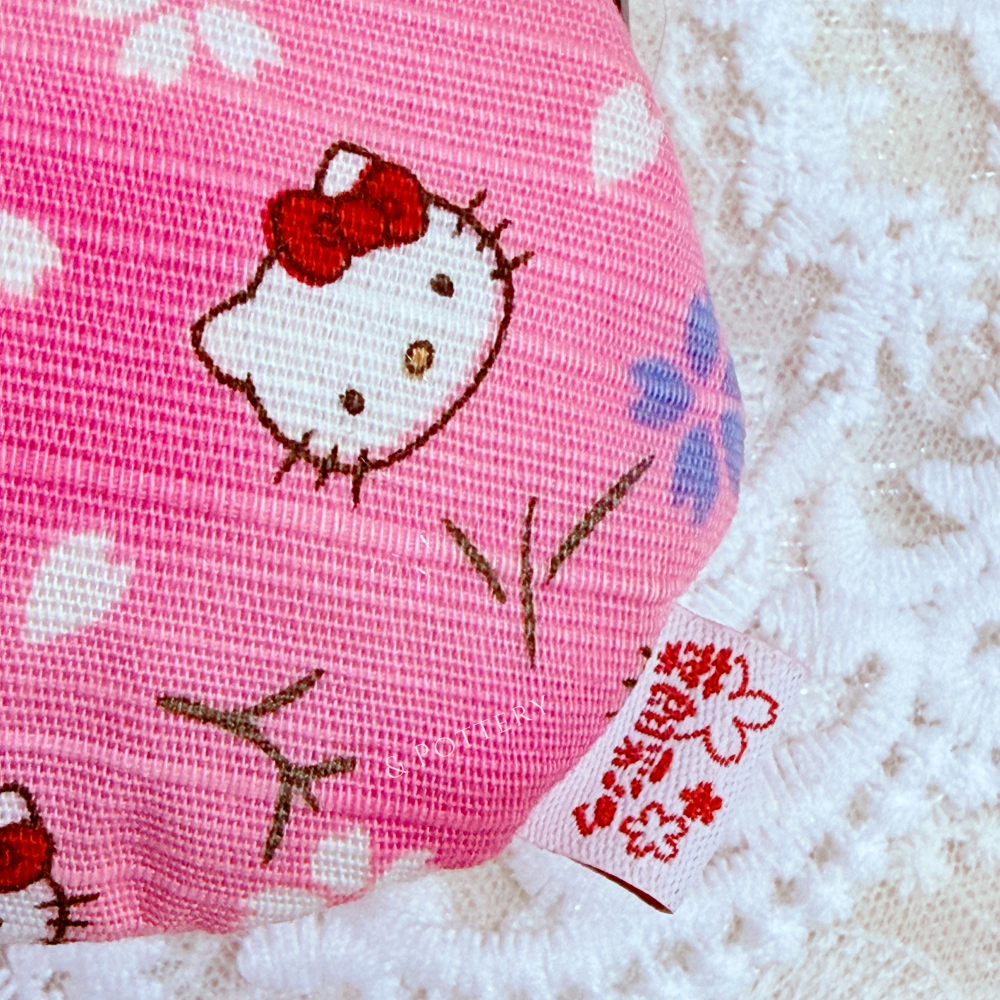 🔥現貨 🇯🇵日本 Hello Kitty 葉朗彩彩和風口金包 零錢包 收納包 凱蒂貓 三麗鷗 Sanrio 日本製-細節圖3