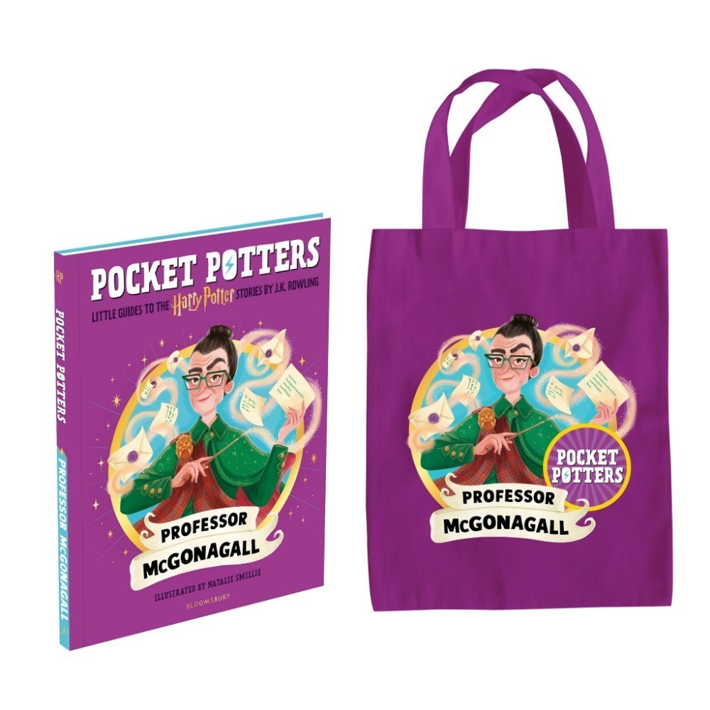 📔哈利波特 口袋波特：角色迷你指南+托特包【英文版】精裝書 Pocket Potters Harry 魔法口袋書-麥教授