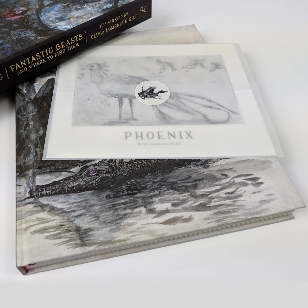 📔哈利波特 怪獸與牠們的產地【全彩插畫】豪華盒裝 精裝書 霍格華茲圖書館系列 Harry Potter-細節圖2