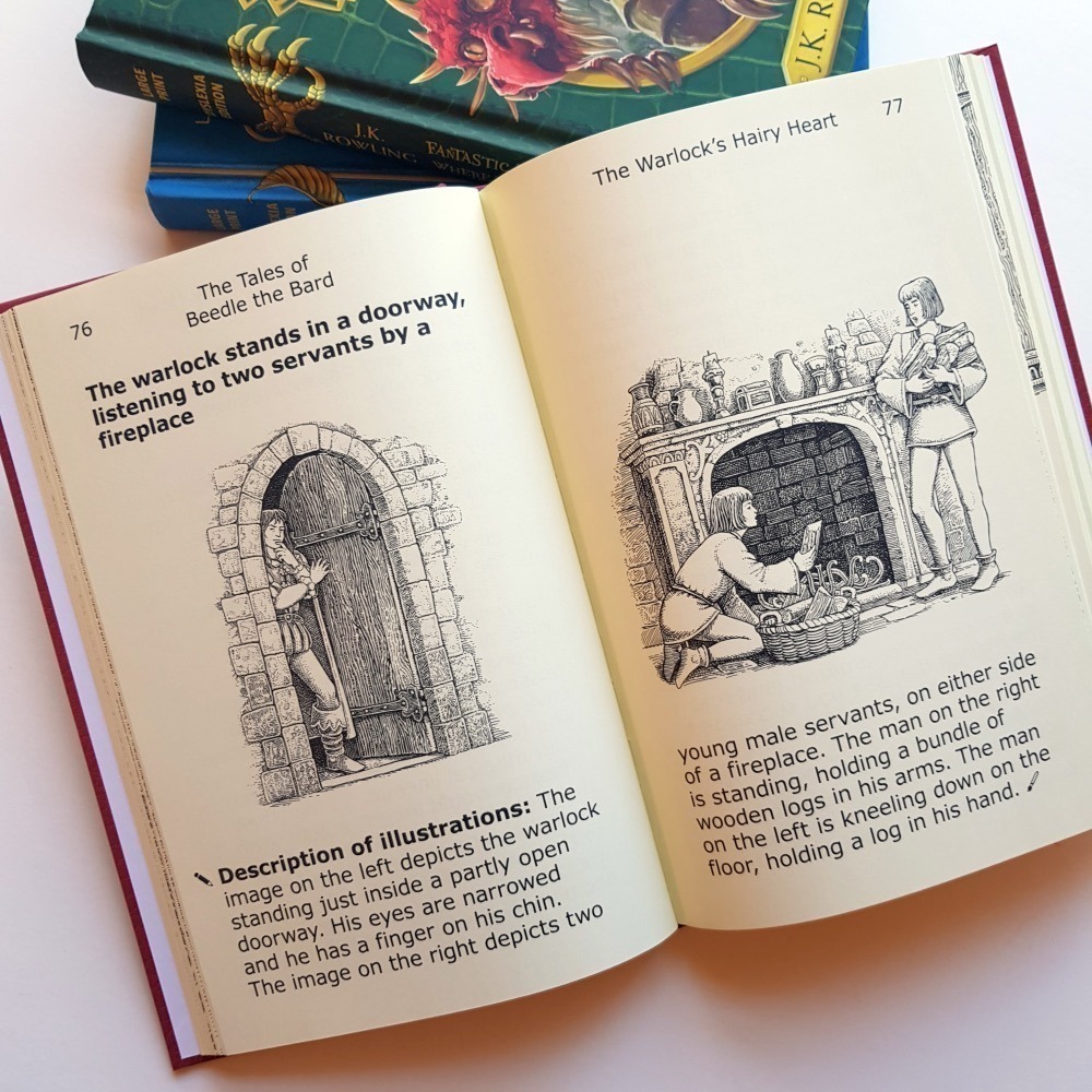 📔哈利波特 吟遊詩人皮陀故事集【英國版】精裝書 霍格華茲圖書館系列 Harry Potter J.K.Rowling-細節圖5