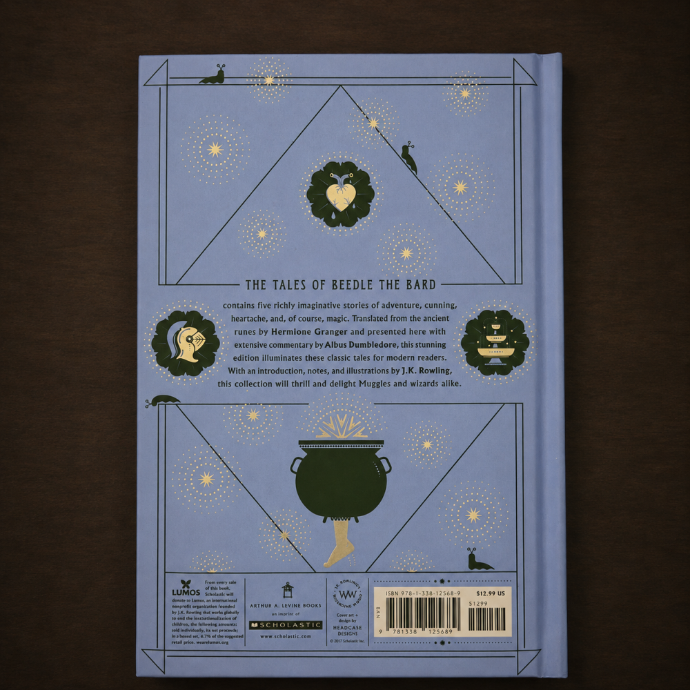 📔哈利波特 吟遊詩人皮陀故事集【美國版】精裝書 霍格華茲圖書館系列 Harry Potter J.K.Rowling-細節圖2