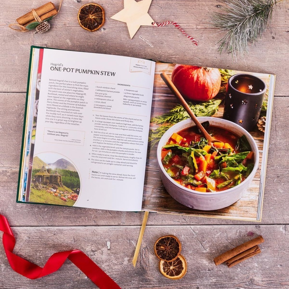 📔哈利波特 官方聖誕食譜【英文版】精裝書Harry Potter Official ChristmasCookbook-細節圖3