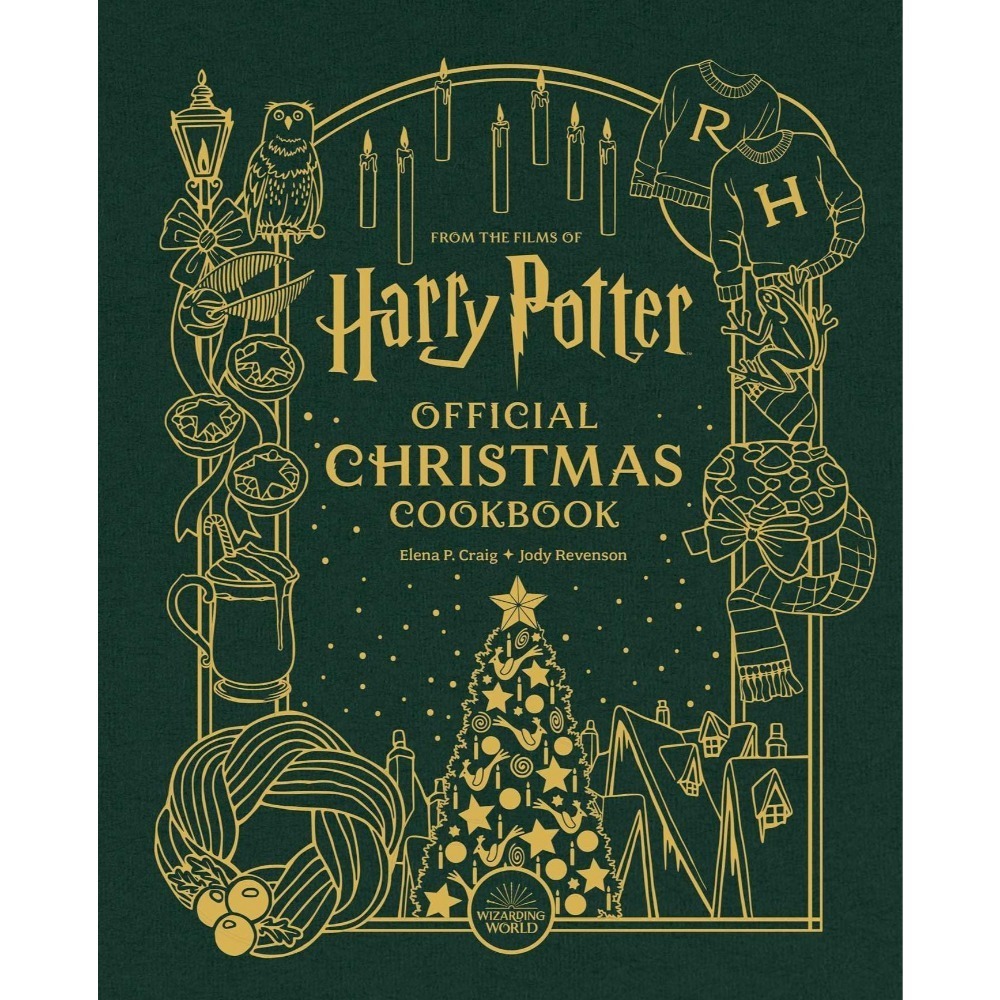 📔哈利波特 官方聖誕食譜【英文版】精裝書Harry Potter Official ChristmasCookbook-規格圖1