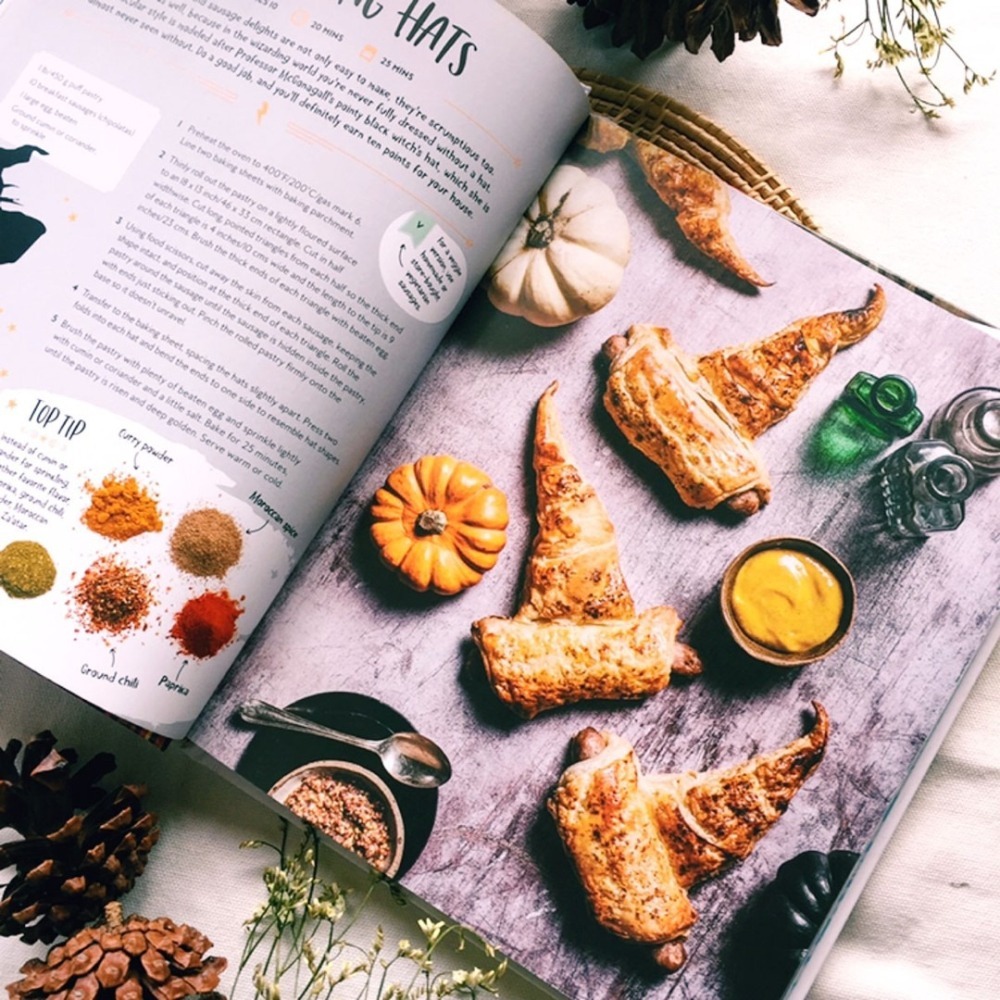 📔哈利波特 官方魔法烘培食譜【英文版】精裝書 Harry Potter BakingBook Cookbook-細節圖5