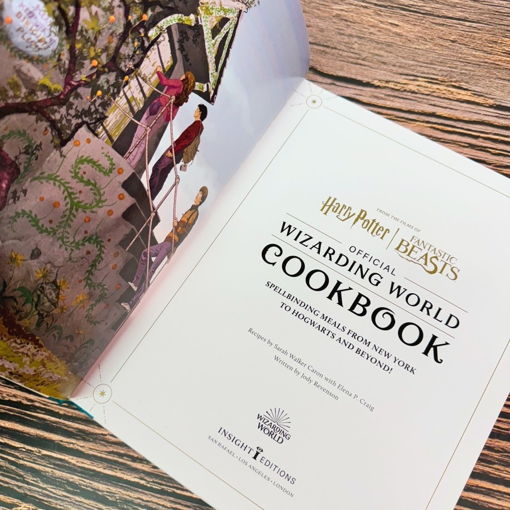 📔哈利波特＆怪獸與牠們的產地 官方食譜【英文版】精裝書 Wizarding World Cookbook-細節圖3