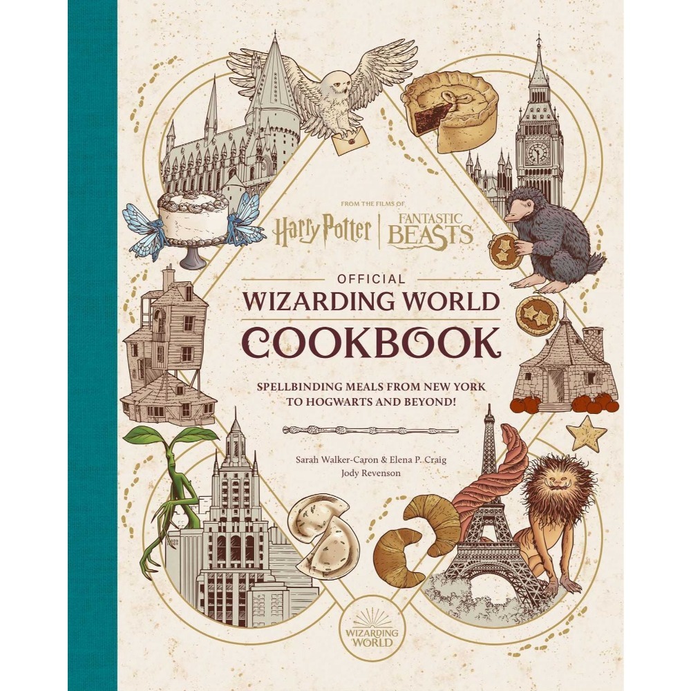 📔哈利波特＆怪獸與牠們的產地 官方食譜【英文版】精裝書 Wizarding World Cookbook-規格圖1