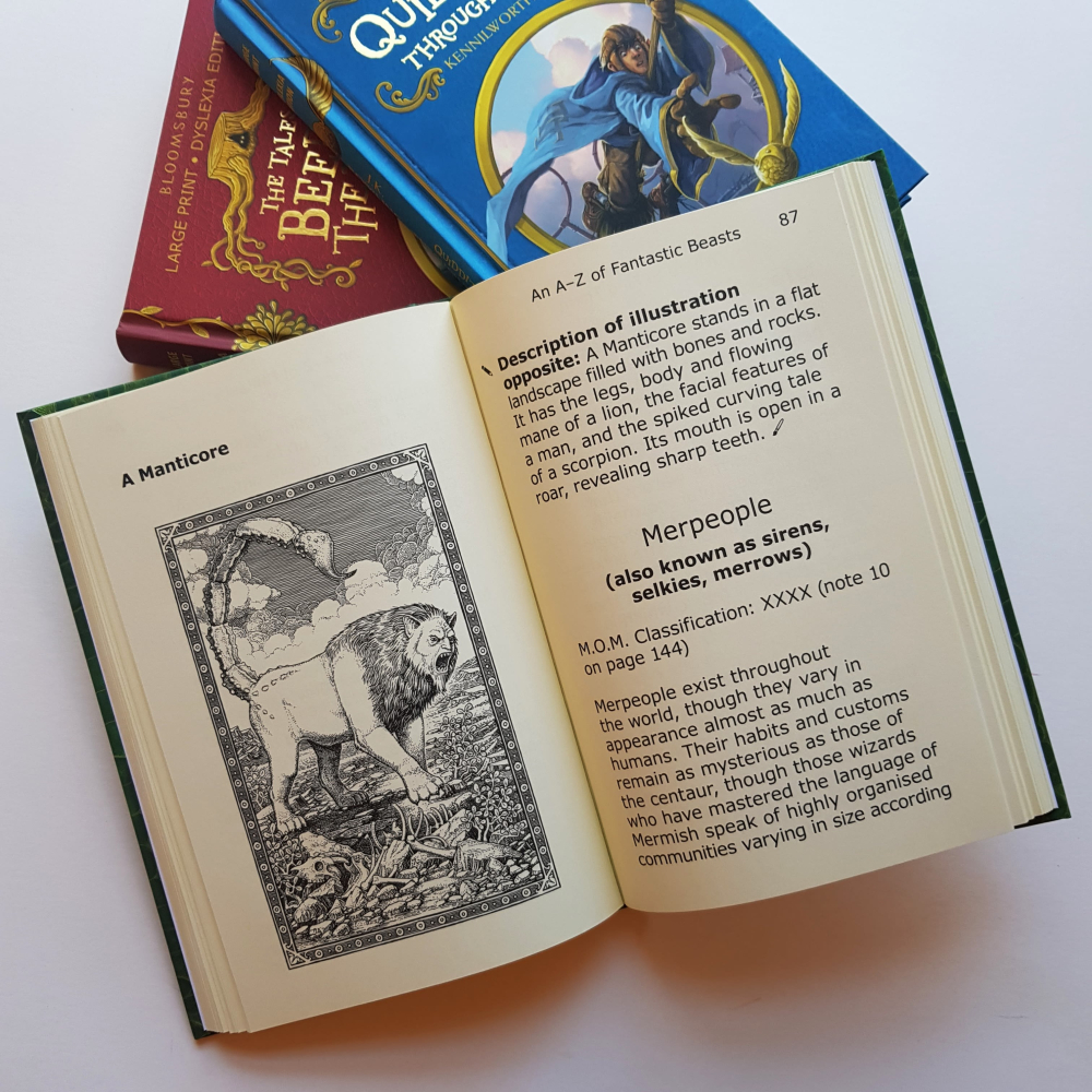 📔哈利波特 怪獸與牠們的產地【英國版】精裝書 霍格華茲圖書館系列 Harry Potter J.K.Rowling-細節圖3
