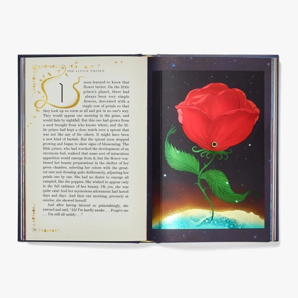 📔 MinaLima 互動機關書 小王子【英文&法文版】精裝書 The Little Prince 聖修伯里-細節圖8