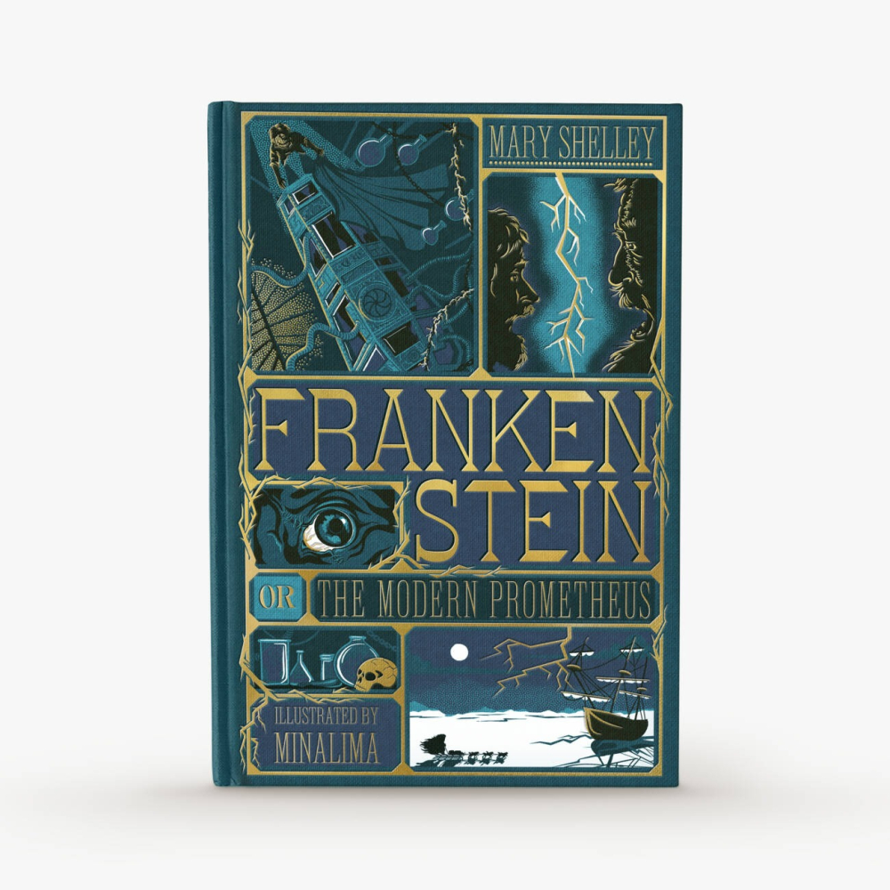 📔 MinaLima 互動機關書 科學怪人【英文版】精裝書 Frankenstein 瑪麗・雪萊-細節圖3