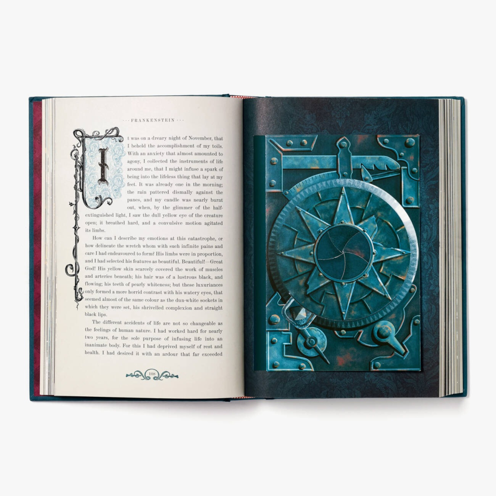 📔 MinaLima 互動機關書 科學怪人【英文版】精裝書 Frankenstein 瑪麗・雪萊-細節圖5
