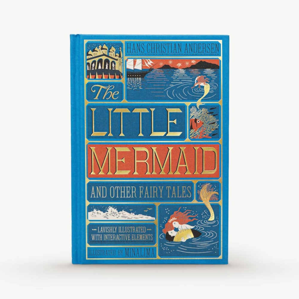 📔 MinaLima 互動機關書 小美人魚與安徒生童話【英文版】精裝書 The Little Mermaid