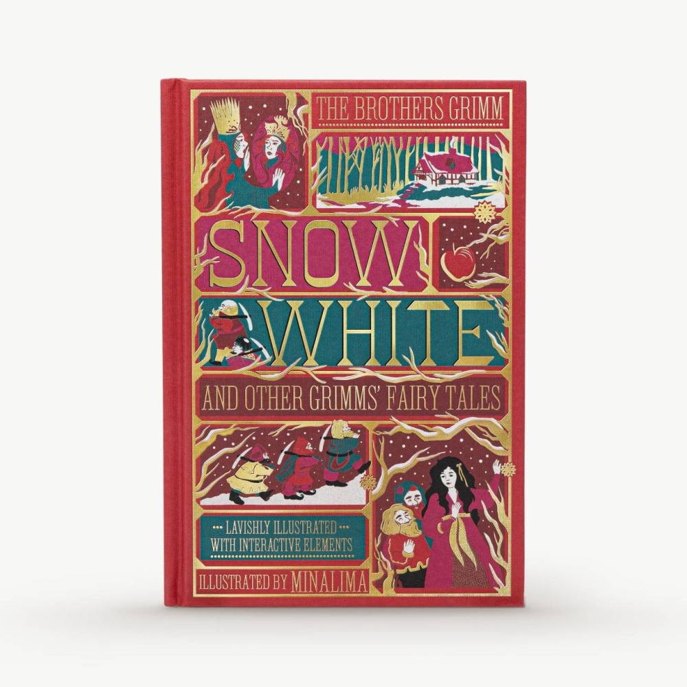 📔 MinaLima 互動機關書 白雪公主與格林童話【英文版】精裝書 Snow White-細節圖2