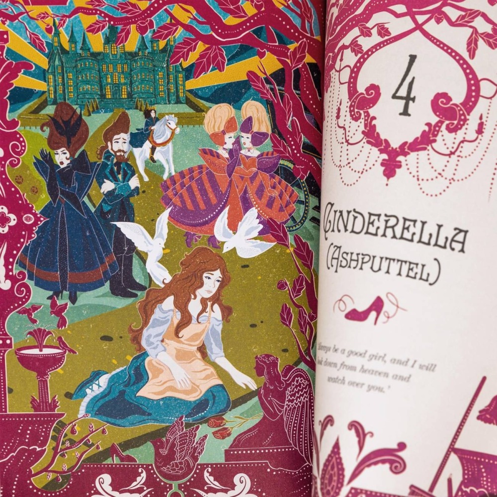 📔 MinaLima 互動機關書 白雪公主與格林童話【英文版】精裝書 Snow White-細節圖6