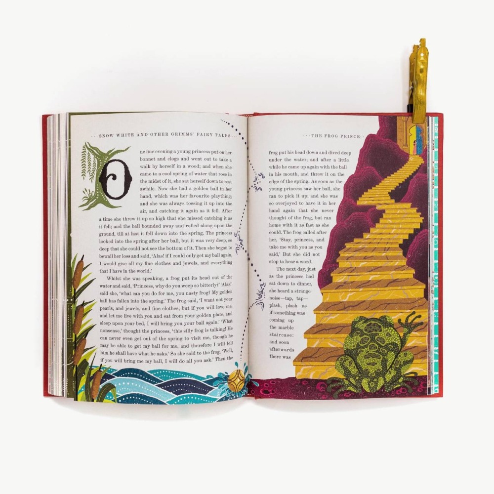 📔 MinaLima 互動機關書 白雪公主與格林童話【英文版】精裝書 Snow White-細節圖9