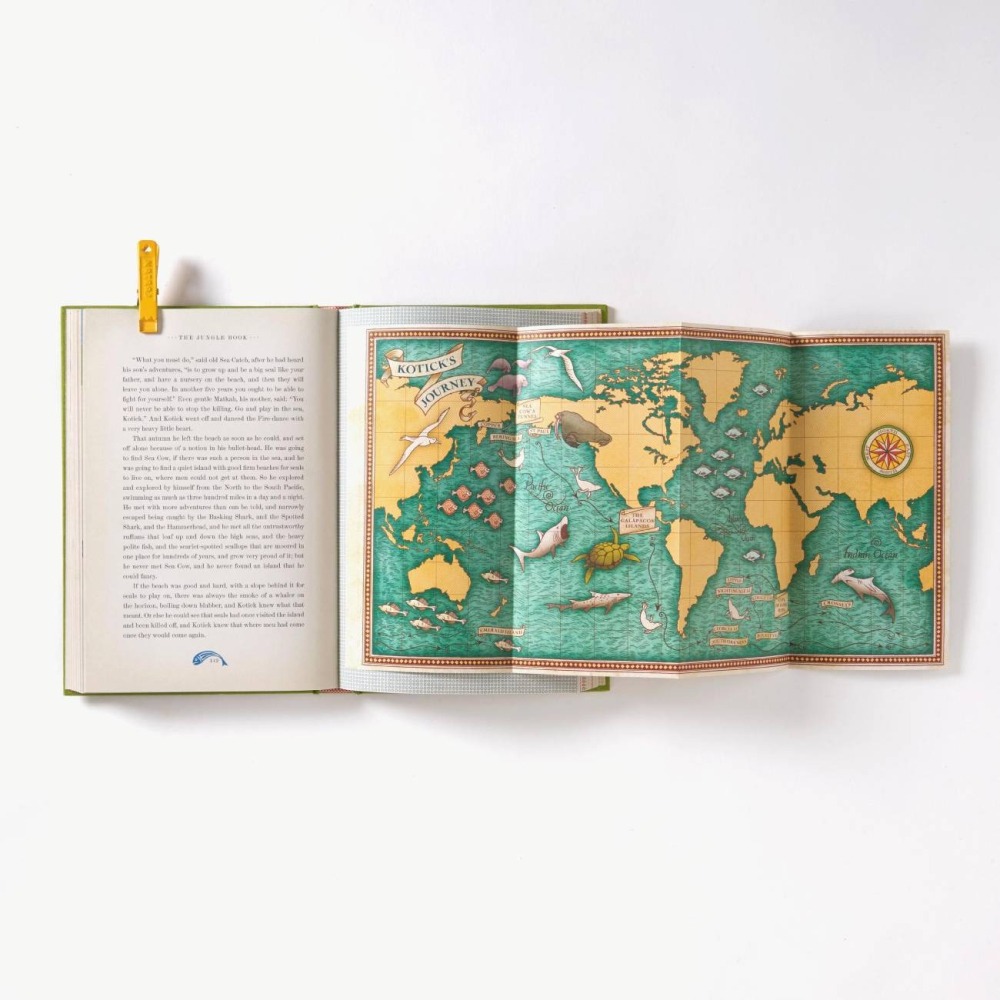 📔 MinaLima 互動機關書 森林王子【英文版】精裝書 叢林之書 與森林共舞 The Jungle Book-細節圖5