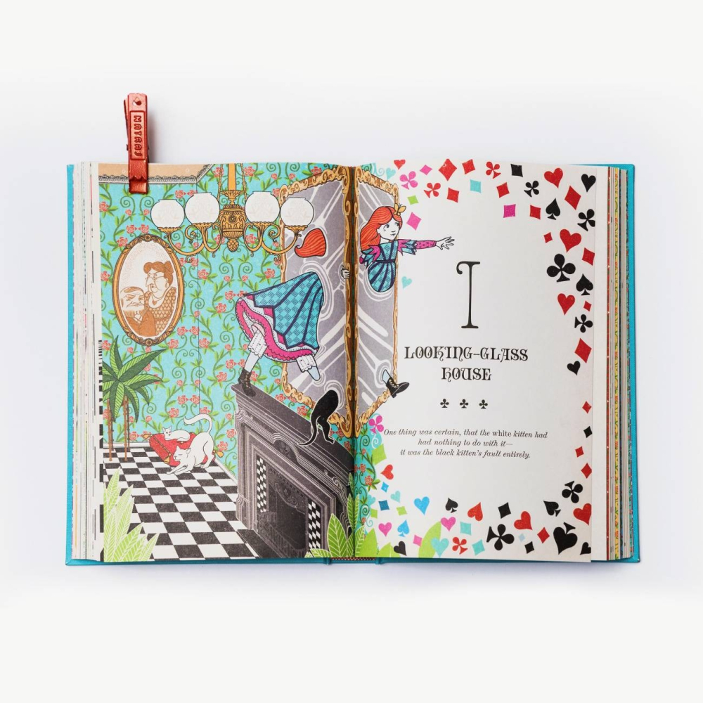 📔 MinaLima 互動機關書 愛麗絲夢遊仙境與鏡中奇遇【英文版】精裝書 Alice’s Adventures-細節圖6