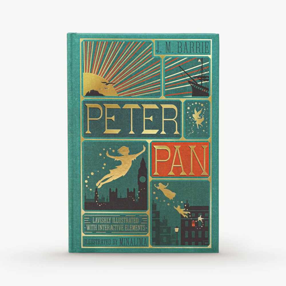 📔 MinaLima 互動機關書 彼得潘【英文版】精裝書 Peter Pan J. M. Barrie 詹姆斯‧巴里