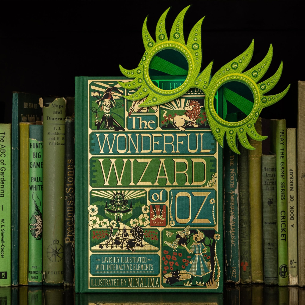 📔 MinaLima 互動機關書 綠野仙蹤【英文版】精裝書 The Wonderful Wizard of Oz