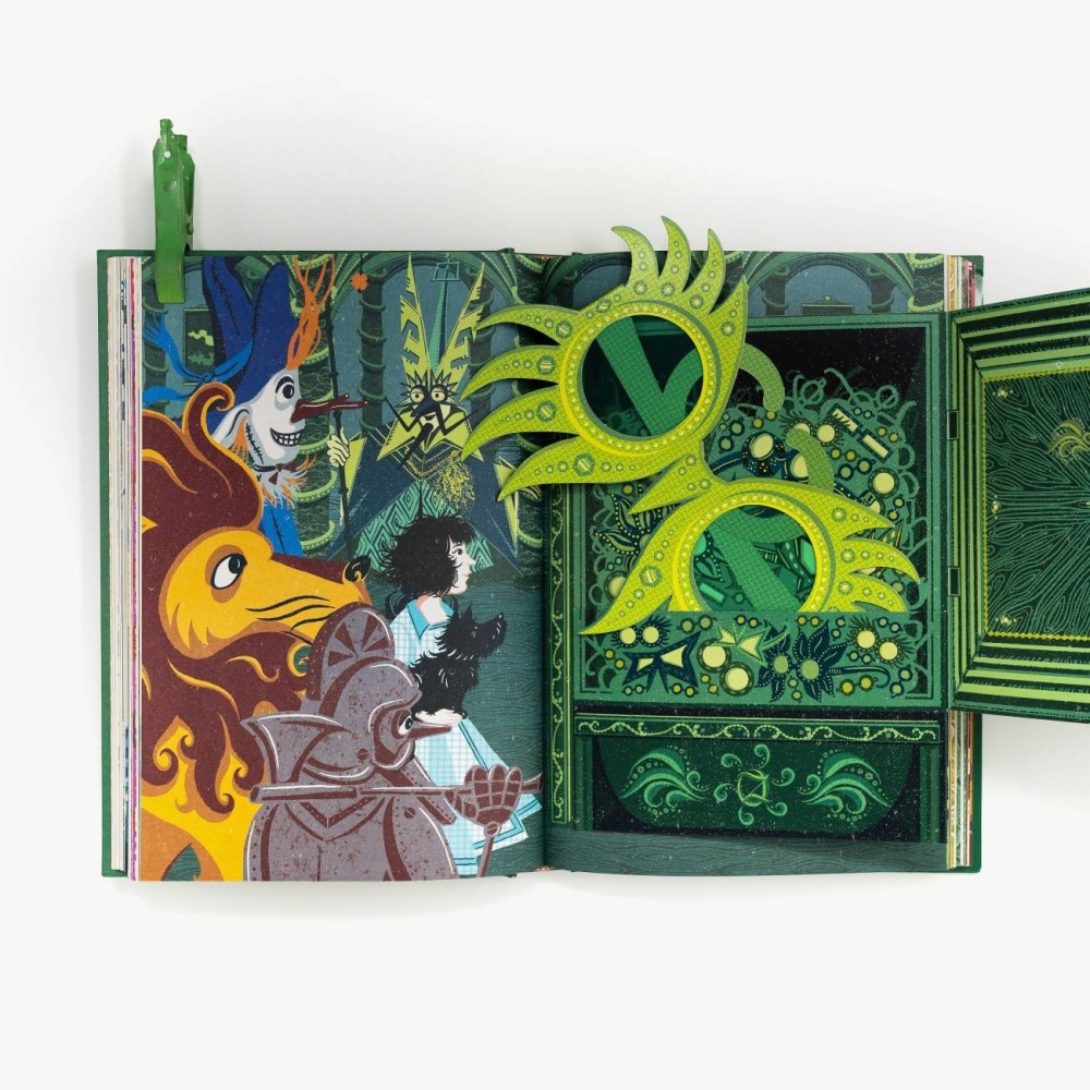 📔 MinaLima 互動機關書 綠野仙蹤【英文版】精裝書 The Wonderful Wizard of Oz-細節圖9