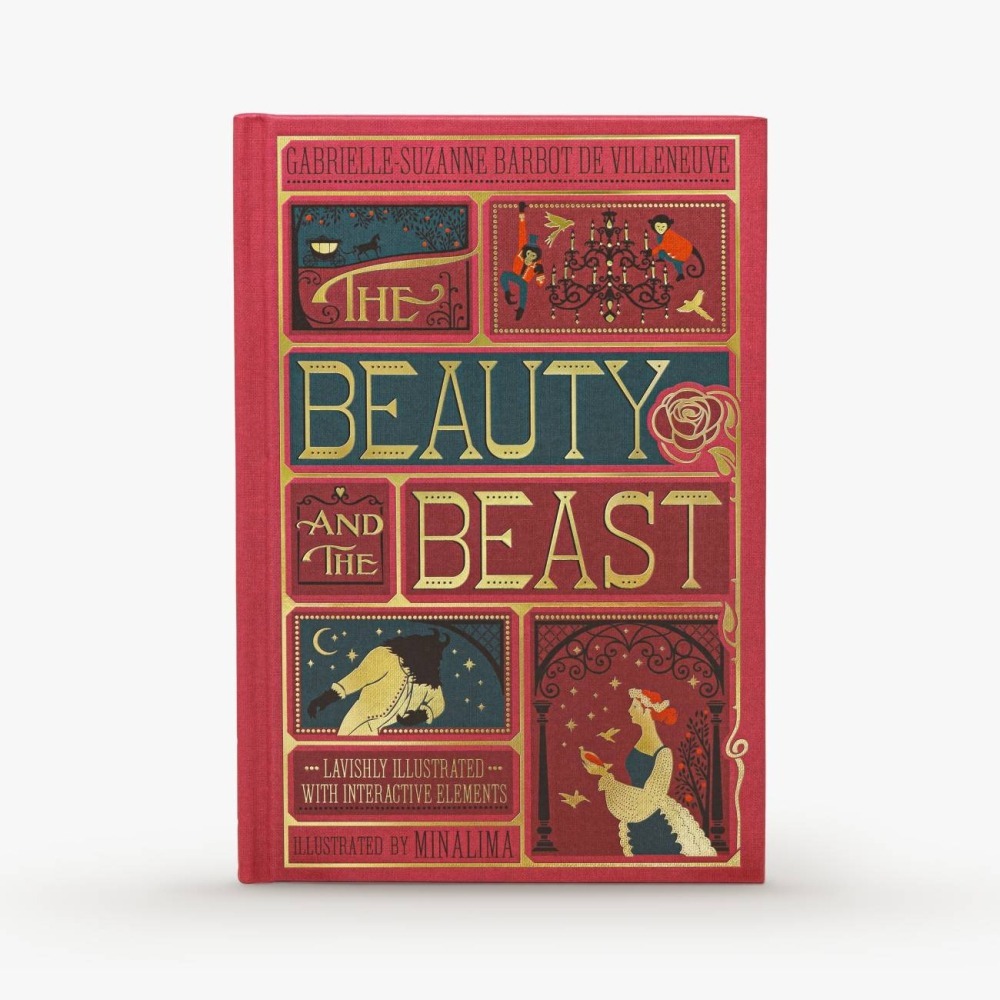 📔 MinaLima 互動機關書 美女與野獸【英文版】精裝書 The Beauty and the Beast-細節圖2