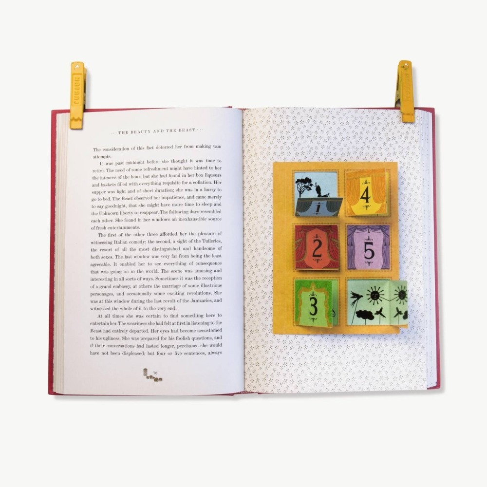 📔 MinaLima 互動機關書 美女與野獸【英文版】精裝書 The Beauty and the Beast-細節圖5