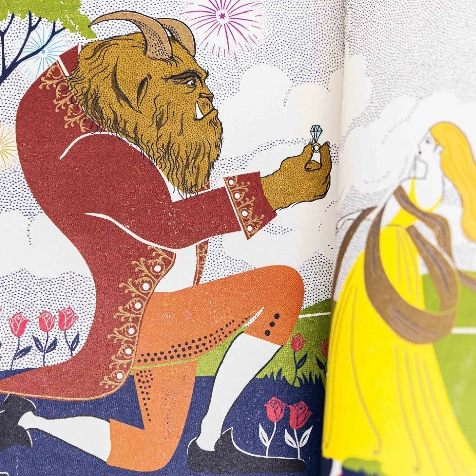 📔 MinaLima 互動機關書 美女與野獸【英文版】精裝書 The Beauty and the Beast-細節圖9