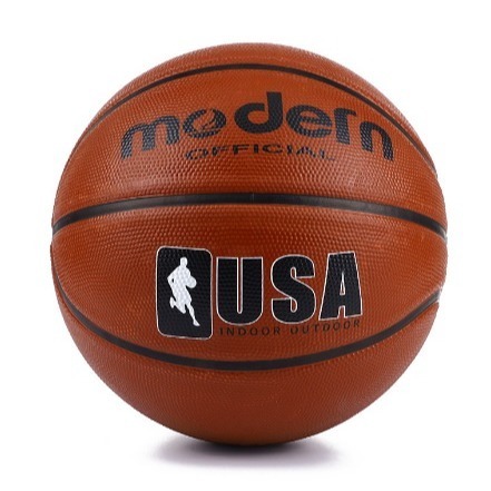 【現貨】籃球耐磨翻毛皮7號/modern7號橡膠籃球(標準球) 室內室外訓練籃球 學校籃球-細節圖5