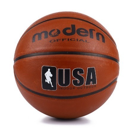 【現貨】籃球耐磨翻毛皮7號/modern7號橡膠籃球(標準球) 室內室外訓練籃球 學校籃球-細節圖5