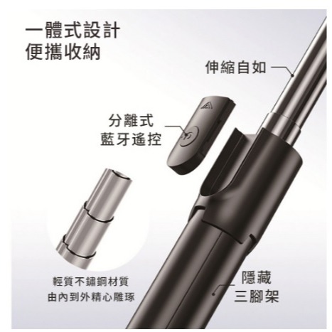 (現貨)補光燈自拍棒 自拍神器 三腳架 補光燈 手機藍牙便攜自拍桿 不鏽鋼自拍桿支架 360°旋轉-細節圖3