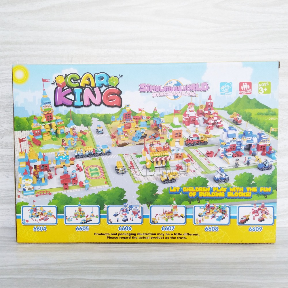 (現貨)遊樂園積木套裝 迷你積木 223PCS 益智玩具-細節圖2