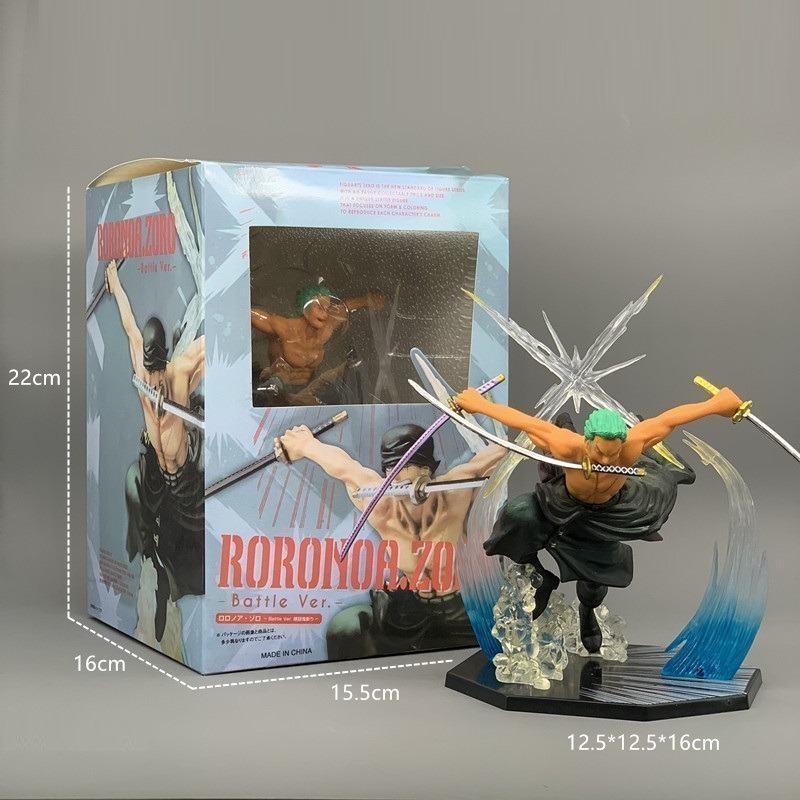 (現貨)海賊王公仔盒裝 魯夫 艾斯 索隆 香吉士 蛋糕裝飾 公仔收藏 車載擺件 實心PVC-細節圖2