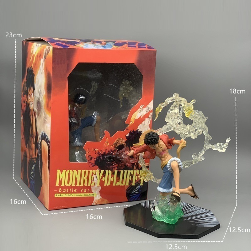 (現貨)海賊王公仔盒裝 魯夫 艾斯 索隆 香吉士 蛋糕裝飾 公仔收藏 車載擺件 實心PVC-細節圖3