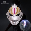 (現貨)發光面具 萬聖節 聖誕節 美國隊長 綠巨人浩克 蜘蛛人 鋼鐵人 蟻人 雷神 KT 大黃蜂 擎天柱 奧特曼-規格圖4