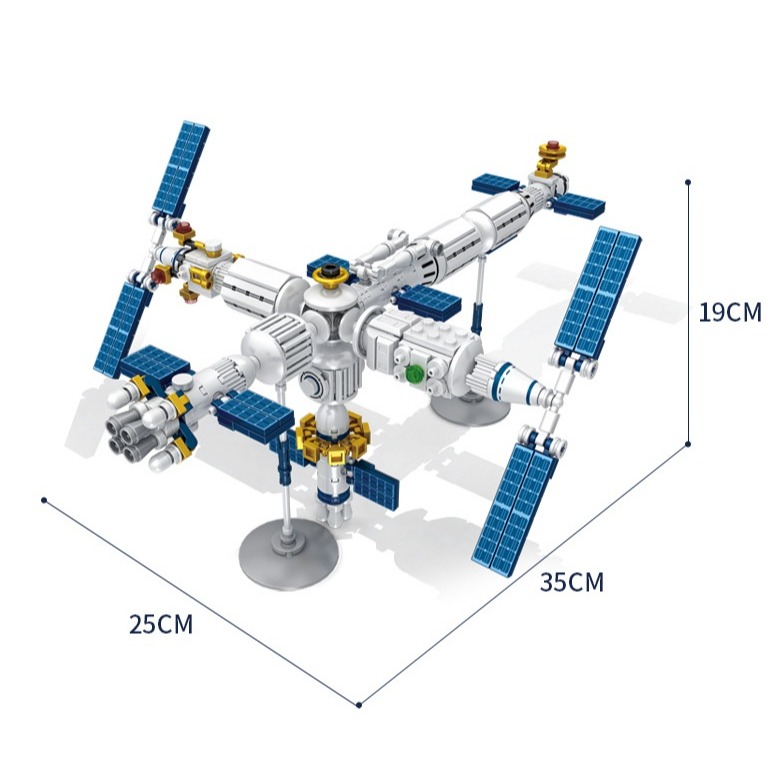 (現貨)633080 潘洛斯積木 兼容樂高 12合1拼裝小顆粒積木  兒童DIY玩具 宇宙空間站-細節圖2