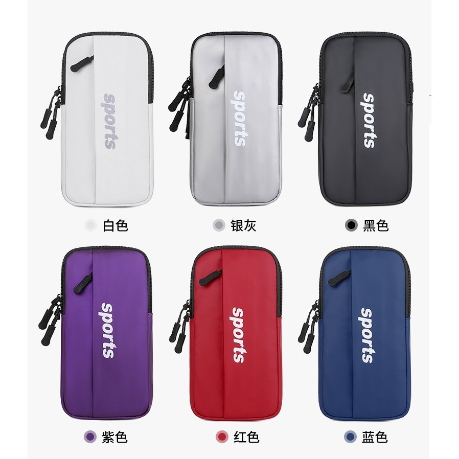 (現貨)新款 多功能 輕薄 防潑水 跑步手機臂包 運動臂包 音樂 跑步包 男女款防水腕包 禮品臂包 手機臂帶-細節圖2