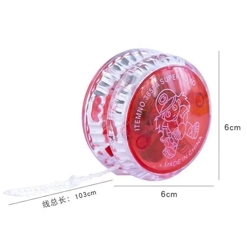 【現貨】兒童發光溜溜球 創意閃光悠悠球 男孩炫光悠悠球 益智夜光 yoyo球-細節圖3