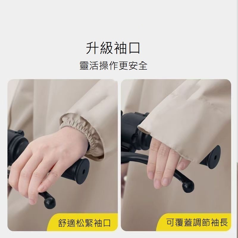 【現貨】全新升級 帶袖加長款雨衣 牛津布 時尚高機能風雨衣 一件式雨衣 男女同款-細節圖3
