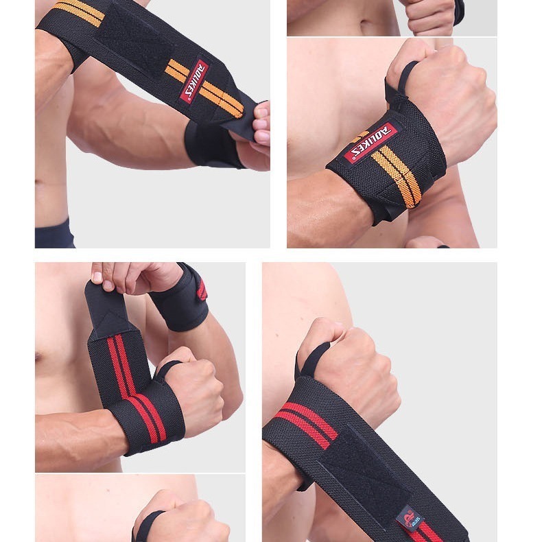 【限時購】護腕 綁帶護腕 健身手套 纏繞護腕 AOLIKES 1539 正公司貨 運動護具 單槓手套 重訓護具-細節圖7