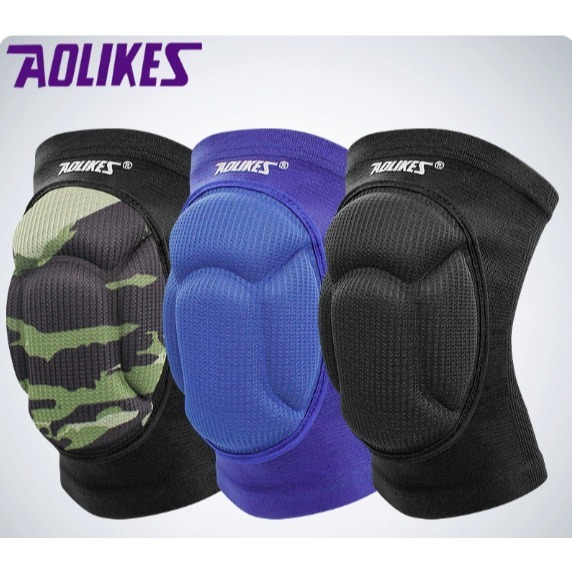 【艾立克愛運動】護膝 加厚海綿護膝 厚運動護膝 護具 AOLIKES 0217 正公司貨 舞蹈護膝 透氣護膝 海綿護膝-細節圖2