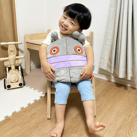麵包超人臉型靠墊 抱枕（大噹噹）日本麵包超人商品-細節圖3