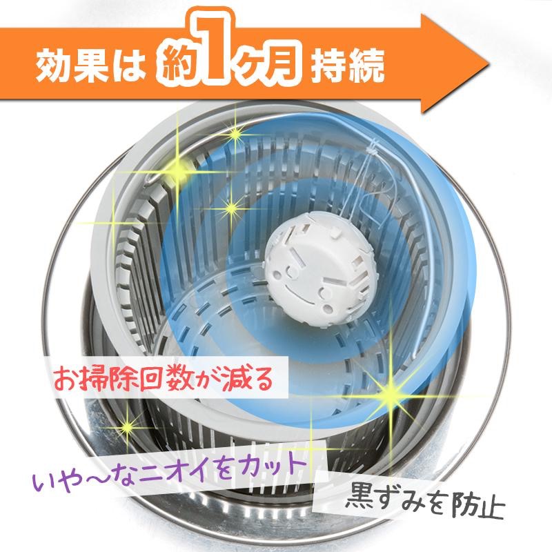 LEC 激落君 排水口除菌消臭清潔球 2個入-細節圖5