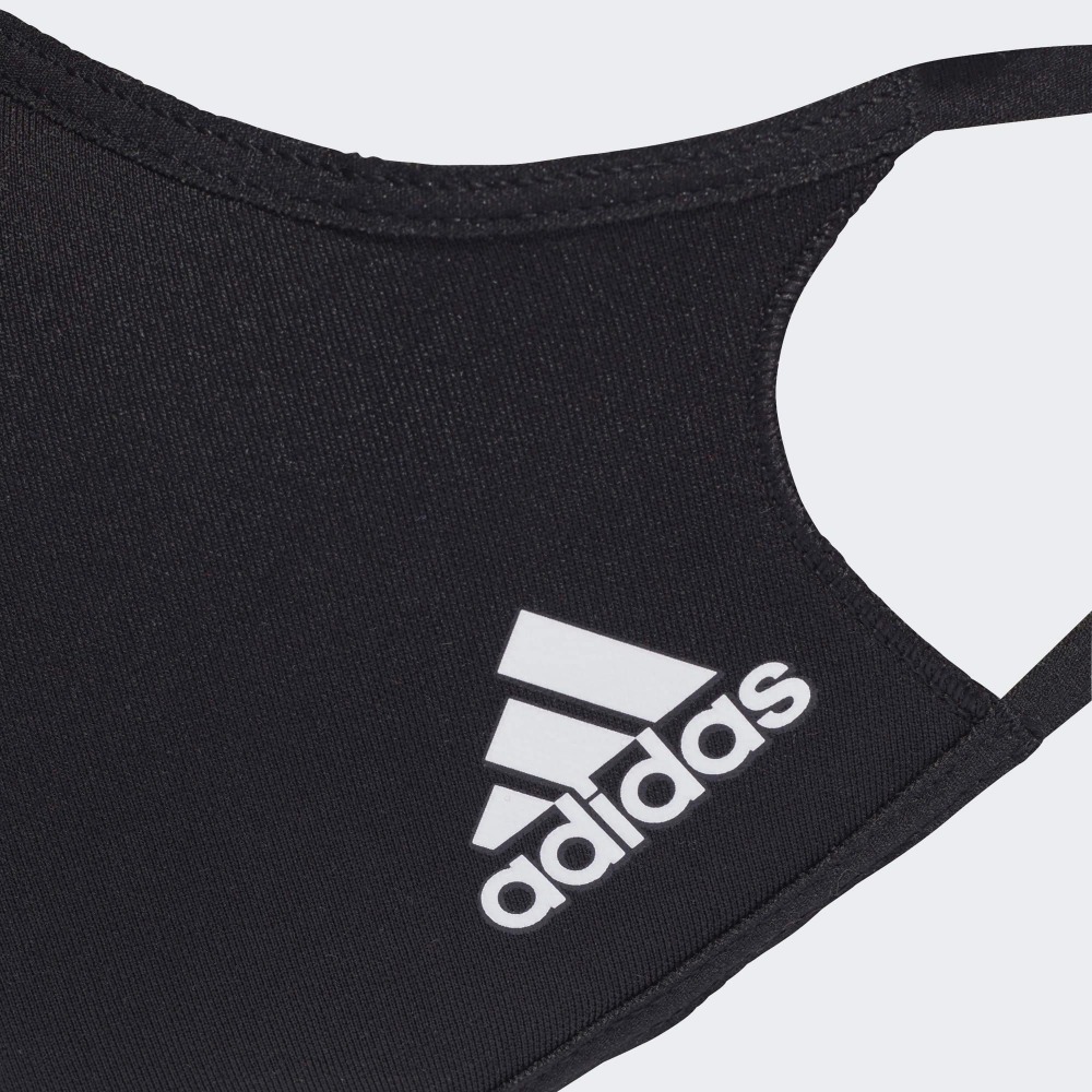 男女 ADIDAS 經典元素口罩 三入組 定價590-細節圖3