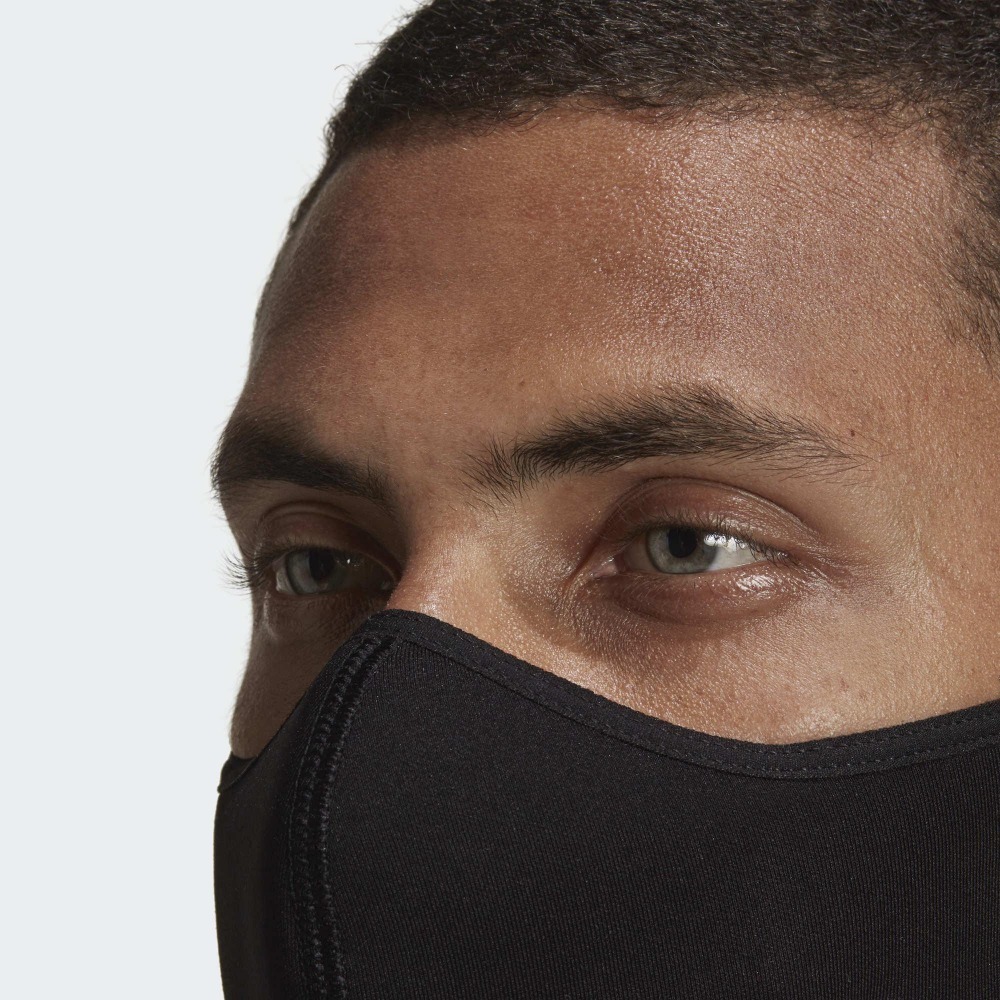 男女 ADIDAS 經典元素口罩 三入組 定價590-細節圖4