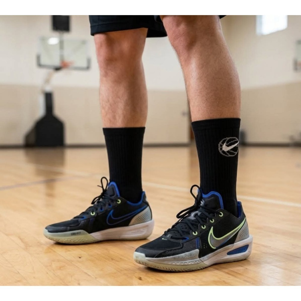 NIKE U NK CREW EVERYDAY BBALL 黑色 厚底 籃球襪 三雙一組 定價650-細節圖5