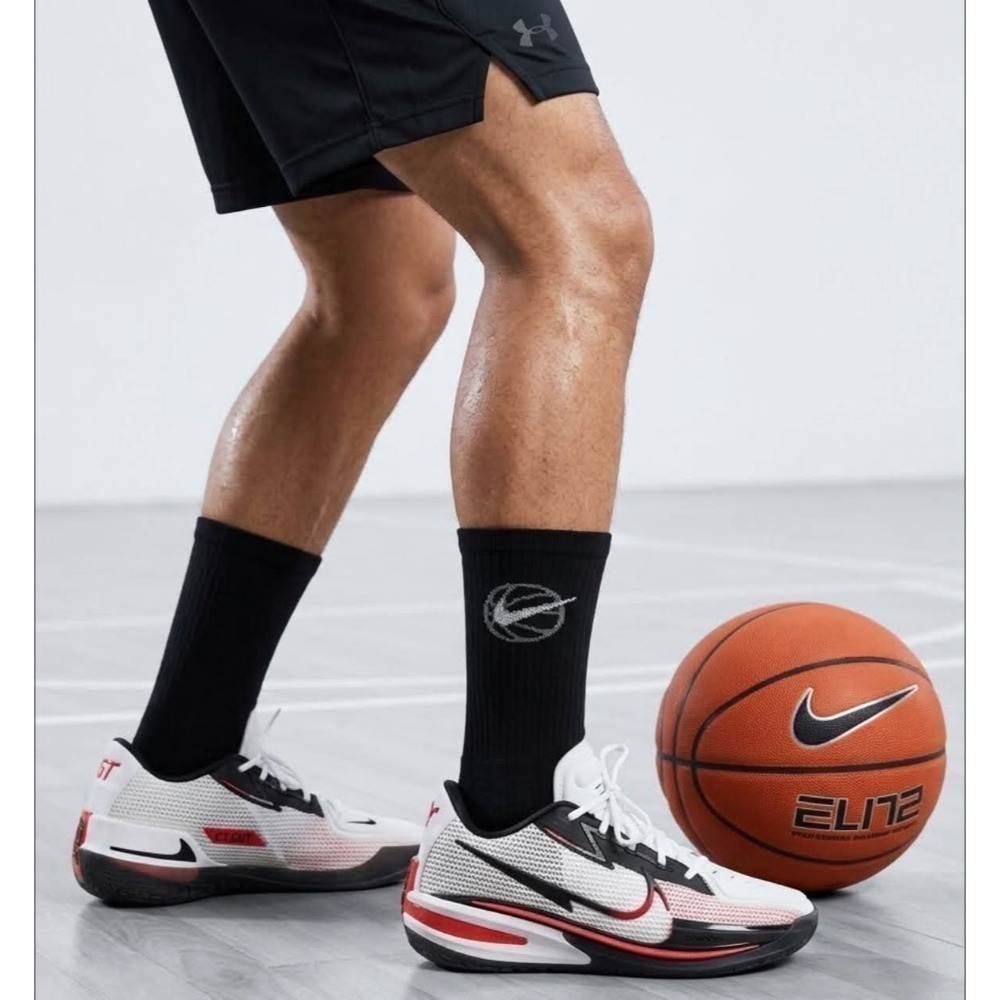 NIKE U NK CREW EVERYDAY BBALL 黑色 厚底 籃球襪 三雙一組 定價650-細節圖6