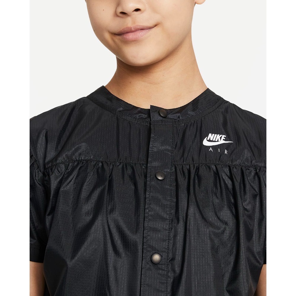 兒童 Nike Air Woven Short-Sleeve Top 按壓式鈕扣 上衣-細節圖6