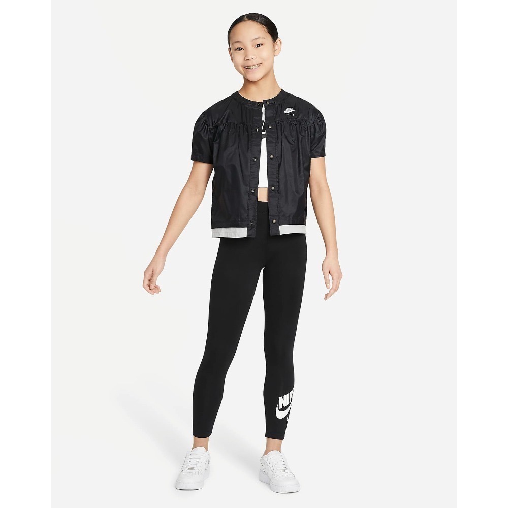 兒童 Nike Air Woven Short-Sleeve Top 按壓式鈕扣 上衣-細節圖10