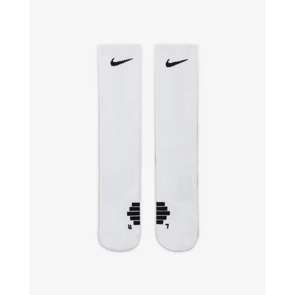 男 Nike Elite Crew 菁英籃球襪 長度到小腿肚 白黑-細節圖3