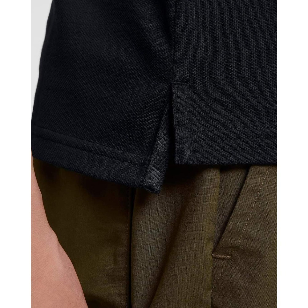 男子NIKE Sportswear 棉質 短袖POLO衫  黑-細節圖5