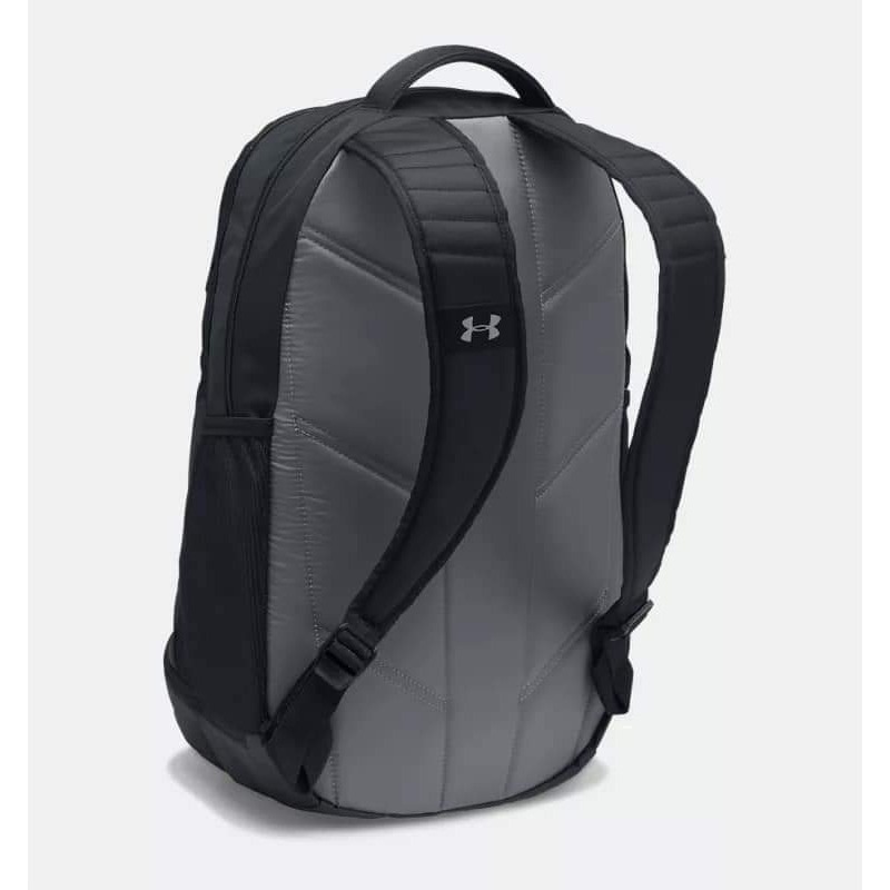 UA Hustle 3.0 Backpack 黑色 防潑水 可放15英吋筆電 底層可放鞋 雙肩背包-細節圖2